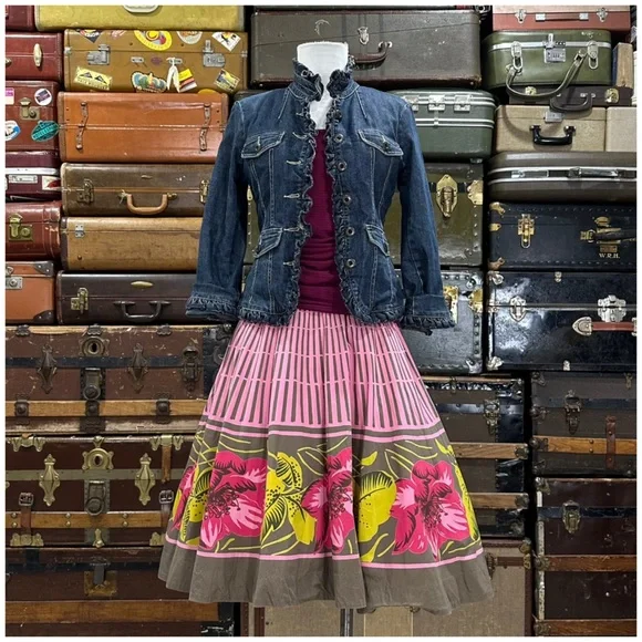 2005 Anthro “Society Islands Skirt” by Odille - Picture 11 of 12